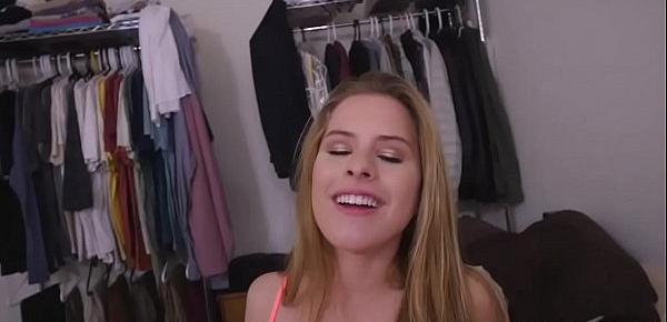  Lilly Ford ride her pussy on top of step bros cock